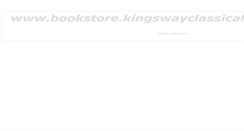 Desktop Screenshot of bookstore.kingswayclassicalacademy.com
